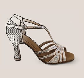 Dansschoenen met rubberen zool | Perfect voor buiten