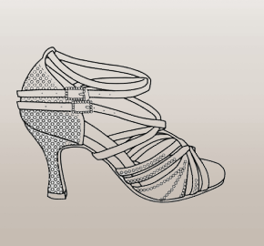 Dansschoenen met rubberen zool | Perfect voor buiten